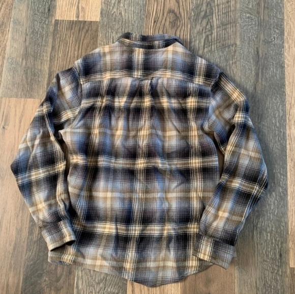 Orvis Mens Heavy Duty Button Up Cotton Flannel Size XL - Picture 6 of 8